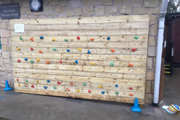 Playground at Trefonen Primary School in Oswestry