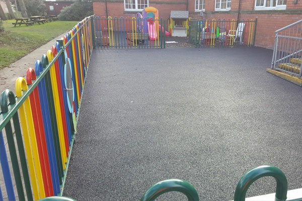 Wetpour Area at Wrexham Nursery