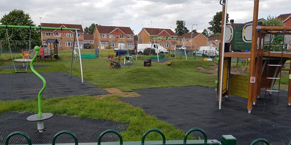 Outdoor playground in Wrexham