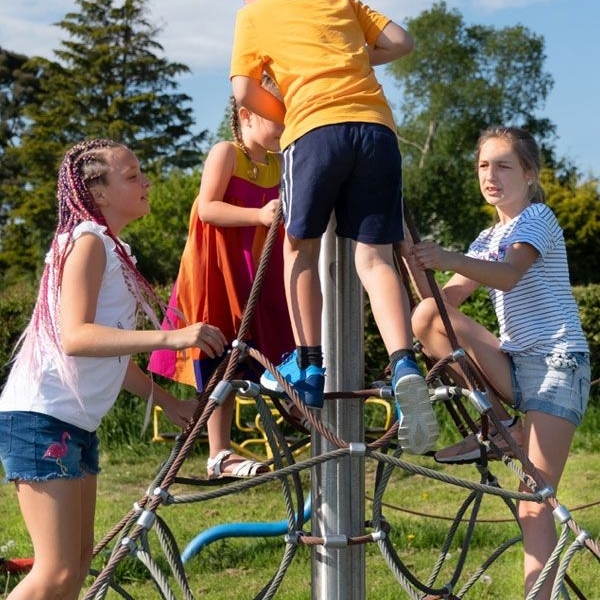 Play equipment: designed to increase footfall, engage, stimulate and challenge