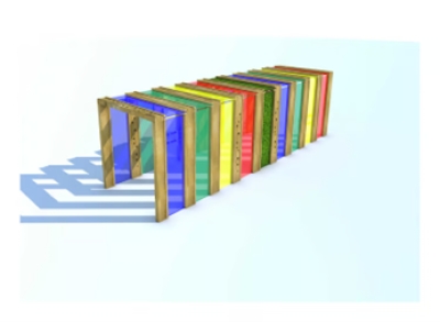 Coloured polycarbonate sensory tunnel