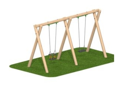 Flat Swing Seat and Cradle Swing Seat Set