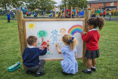 In-Ground Whiteboard 