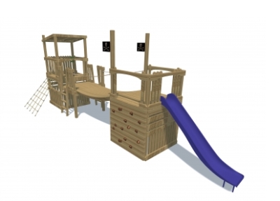 Pirate Ship Triple Link Tower