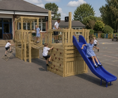 Pirate Ship Triple Link Tower