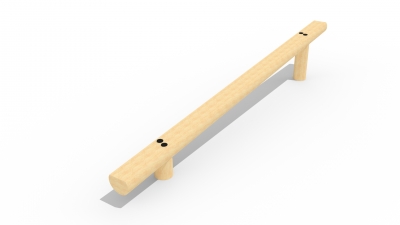 Sloping balance beam