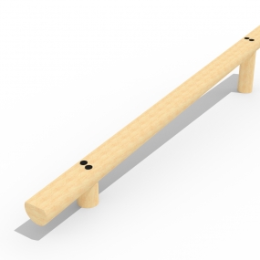 Sloping balance beam