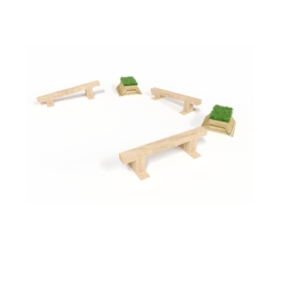 Children's Freestanding Exercise Balance Trail Set 1